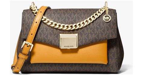 michael kors lita medium two-tone|mk lita medium.